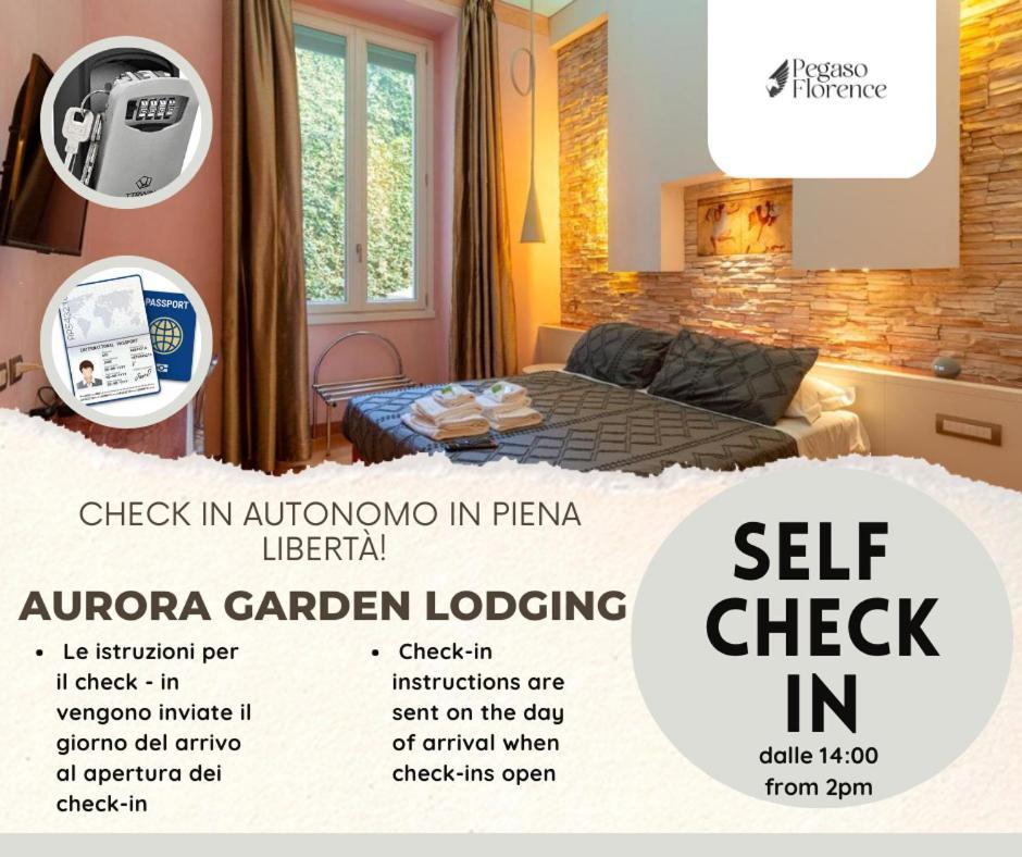 Aurora Garden Lodging - Rooms & Apartment Флоренция Экстерьер фото